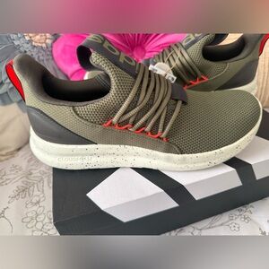 adidas Olive and Black Sneakers